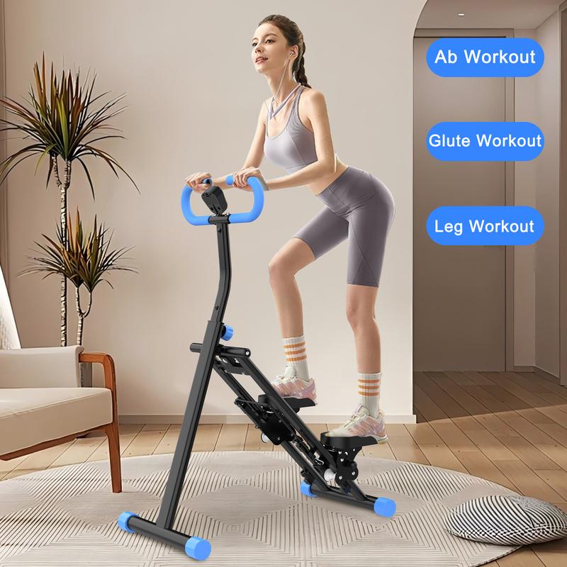 Stair Stepper for Home Exercise Vertical Climber Exercise Machine Steppers for Exercise at Home Compact Folding Cardio Exercise Climber Adjustable Tilt&Handlebar