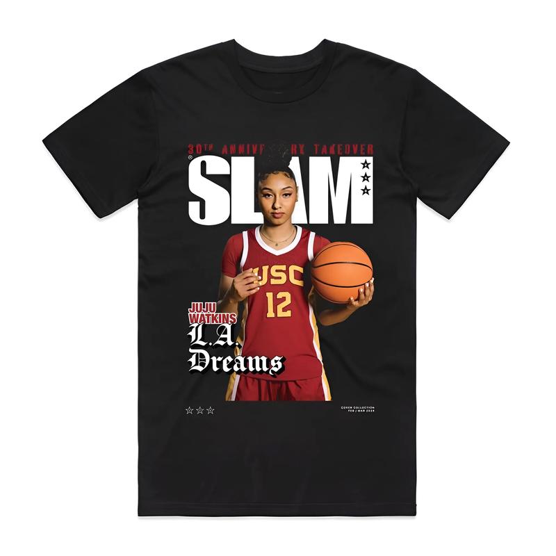 Juju Watkins Cover Tee, Lover Basketball Shirt