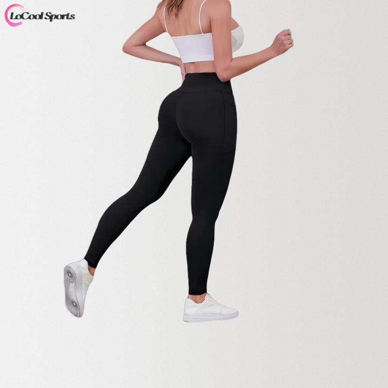 4-Piece High-Waisted Leggings with Pocketsfor Women - Butt-Lifting, SquatProof, and Breathable Yoga Pants forGym, Running, and Outdoor Activities-Perfect Fall & Winter Workout Tights