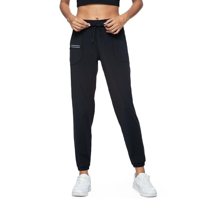 Haowind Joggers for Women with Pockets Elastic Waist Workout Sport Gym Pants Comfy Lounge Yoga Running Pants