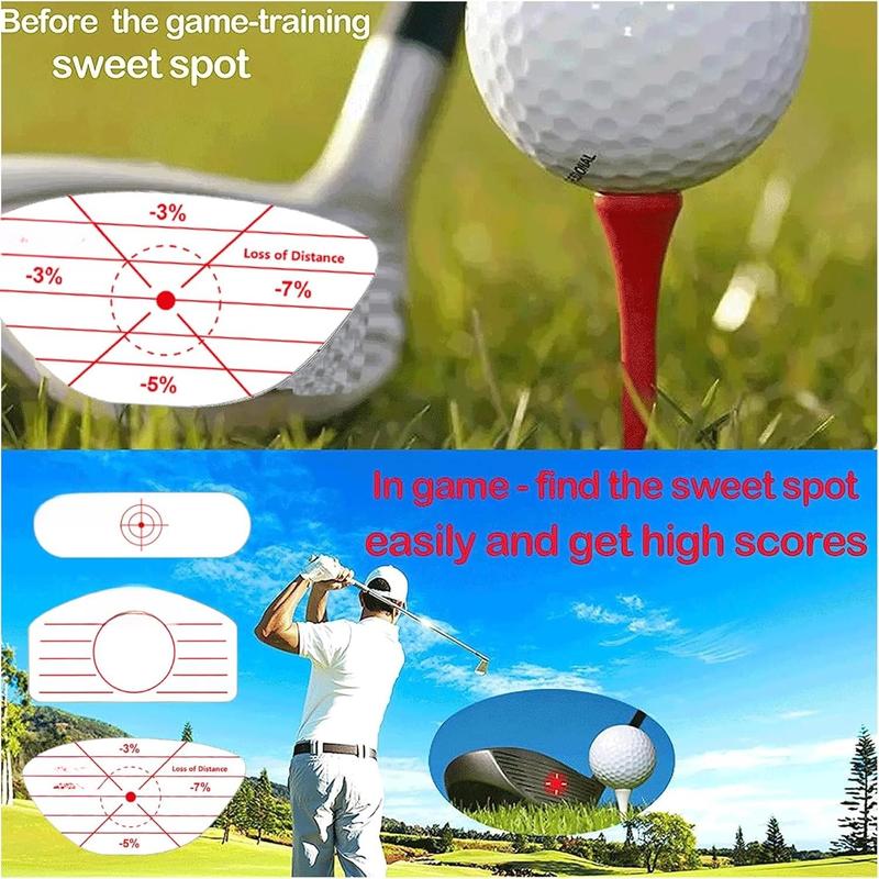 Golf Driver Impact Tape Labels 180 count Golf Impact Stickers Golf Clubs Labels for Swing  Irons and Woods Iron Ball Hitting Recorder Standard Irons Woods Sticker,  for Swing Practice