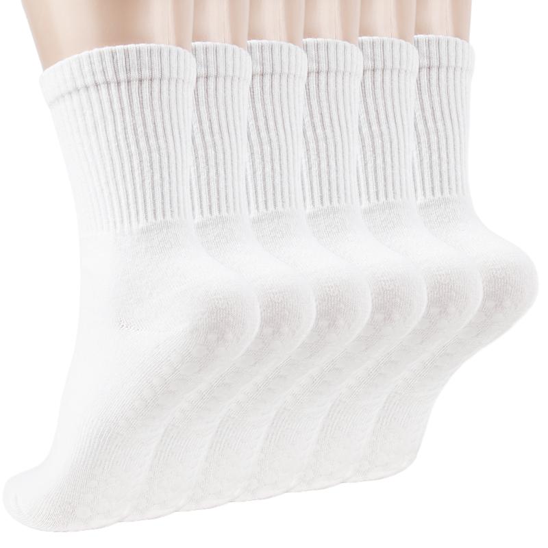 Ivyhouse Pilates Socks with Grips for Women - Non Slip Yoga Socks For Barre Ballet Dance Workout Gym Home Hospital 6Pairs