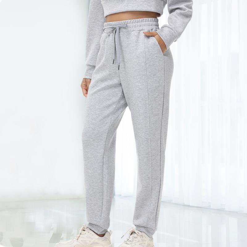 Womens Sweatpants Joggers Pants with Pockets Workout Athletic Track Golf High Waisted Fleece Lined Loose Business Casual Cute Comfy Lounge Trendy Clothes Fall Outfits Training Pants Jogger Clothing