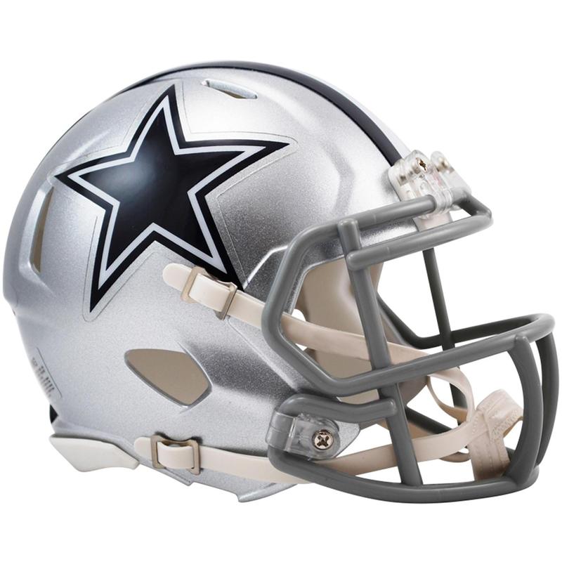 Riddell Dallas Cowboys Revolution Speed Mini Football Helmet - NFL Memorabilia