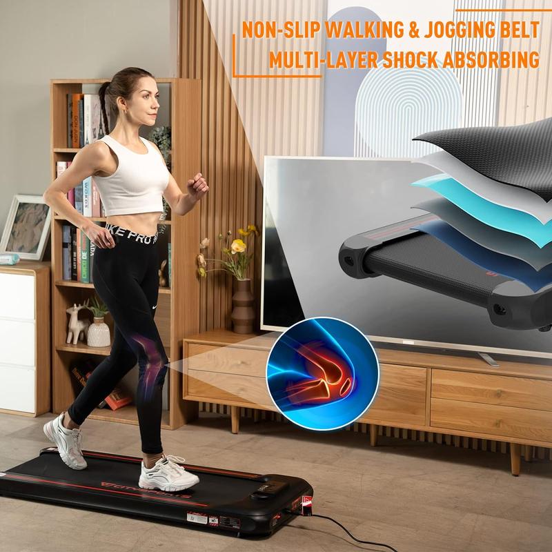 Under Desk Treadmill Portable Walking Pad, Adjustable Speed with APP