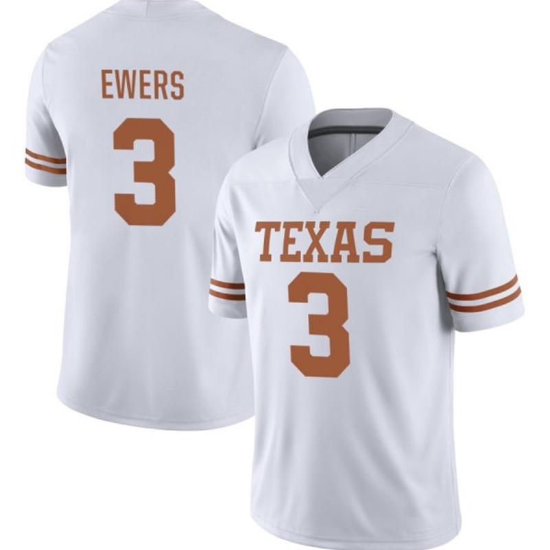 Quinn Ewers Texas Longhorns Replica Official Jersey - Texas Orange, Sport Jersey Shirt Trendy, Men Football NCAA Jersey Shirt, Gift For Fan