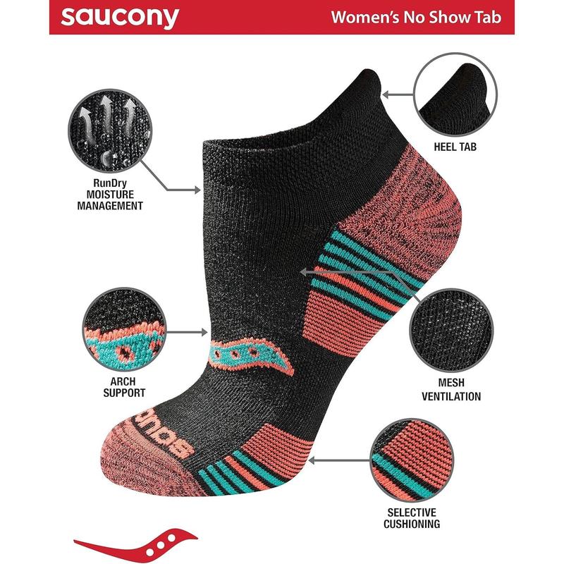 Women's heel strap sports socks, available in sizes S-L (8, 16, 24 pairs)