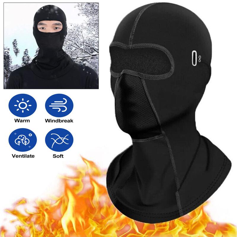 Balaclava Full Face Mask Fleece Windproof Neck Warm Winter Thermal Hood Ski Mask