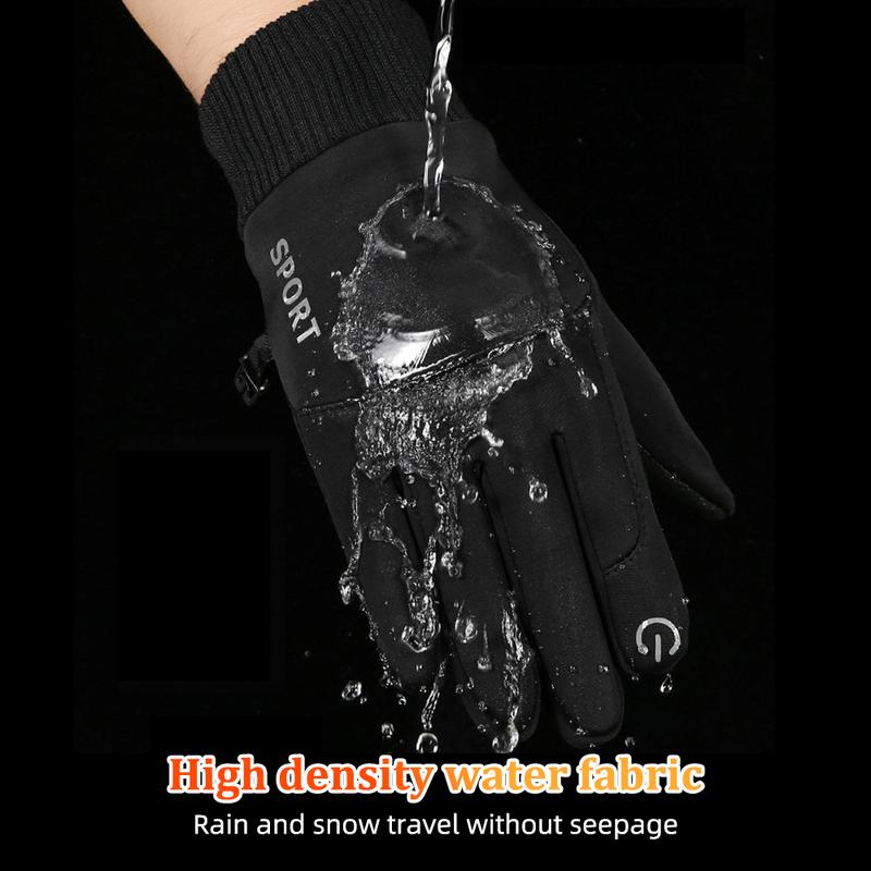 Winter Gloves Touch Screen Water Resistant Windproof Thermal for Running Cycling Driving Hiking for Men Women