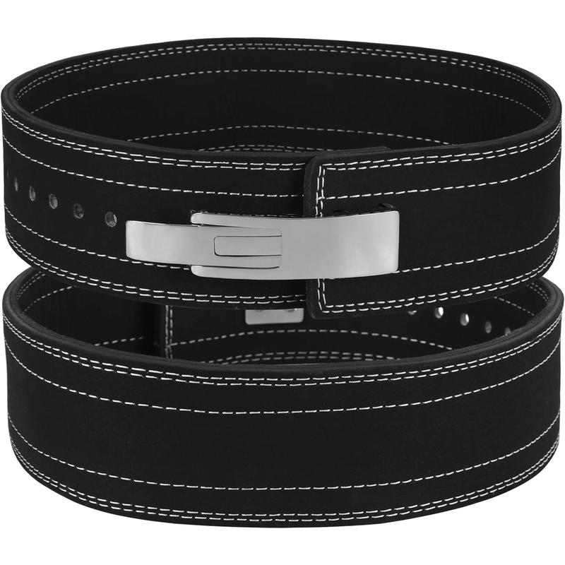 Powerlifting Belts Lever Belt For Men and Women 10mm IPF Thick Leather Weight Lifting Belt Ideal for Gym Belts  Weightlifting and Bodybuilding Squats and Deadlifts