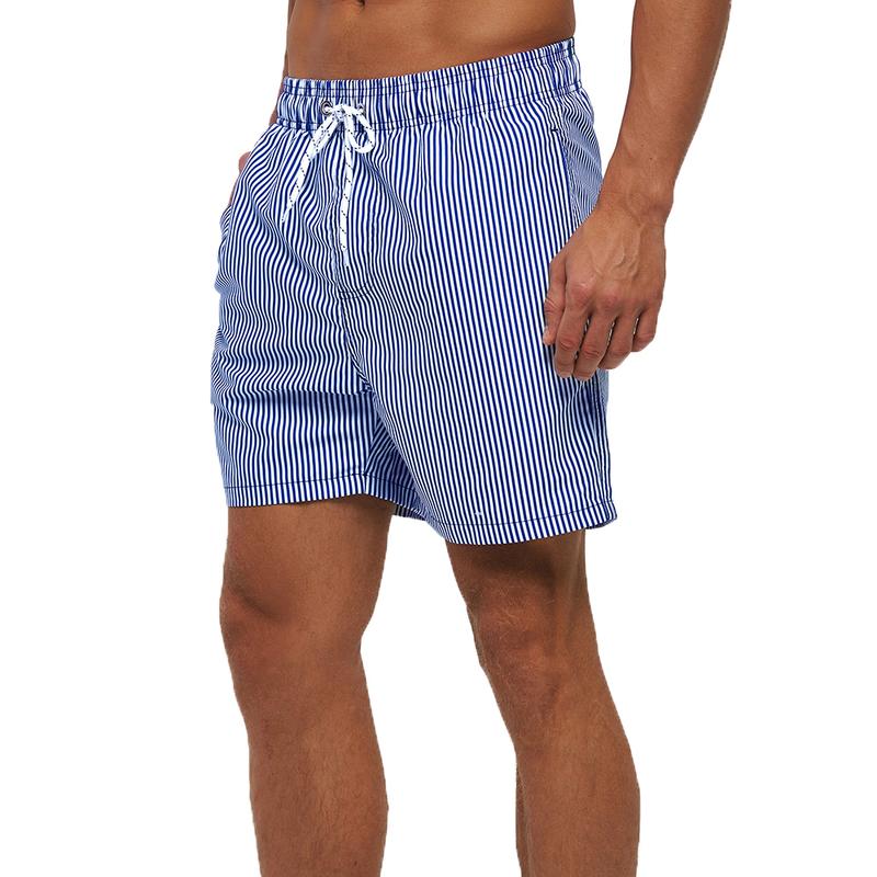 14.99 SILKWORLD Men's Hawaiian Beach Shorts Quick Dry Swimming Trunks Bathing Suit Swimwear with Pockets Machine Washable Wind-Resistant above the knee