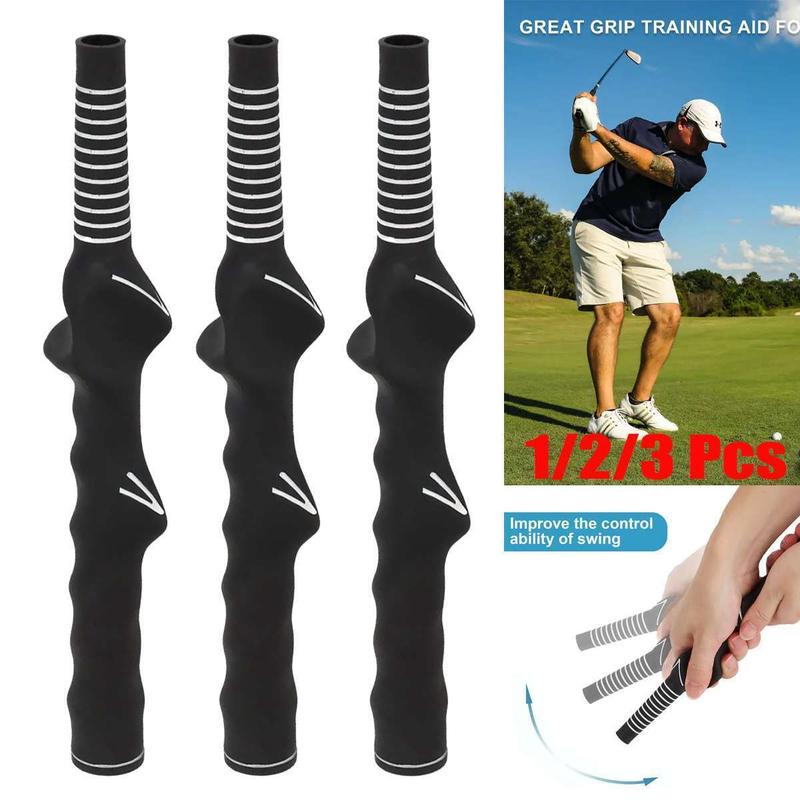 1-3pcs Golf Grip Trainer Standard Teaching Aid Warm Up Training Tempo Practice