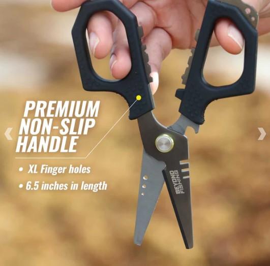 Beyond Fishing 6.5 Pro Shears - Premium Braid Cutting Scissors