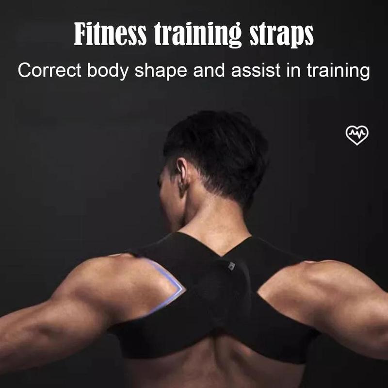 Fitness heavy shoulder straps, bench presses, shoulder training straps, press lifts, chest straight, straight back correction straps, open shoulder assist straps