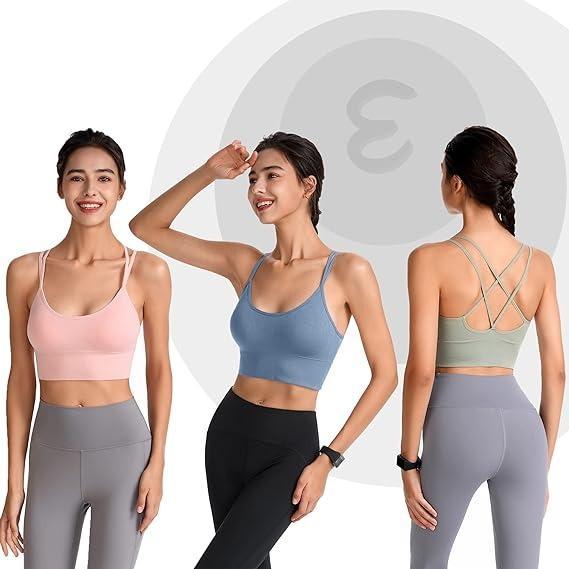 Sports Bra for Women Sexy Crisscross for Yoga Running Athletic Gym Workout Fitness Tank Tops tennis crossfit tennis crossfit