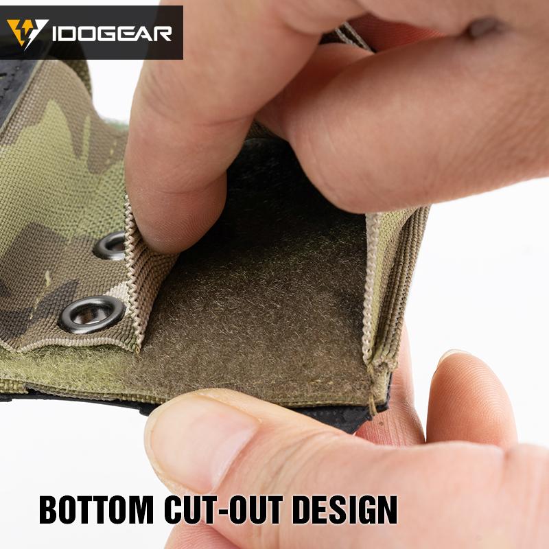 IDOGEAR Double Magazine Pouch for 9mm Quick Draw Lightweight Magazine Carrier MOLLE Magazine Pouch Camo 3590