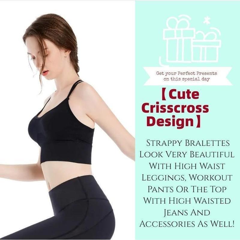 Sports Bra for Women Sexy Crisscross for Yoga Running Athletic Gym Workout Fitness Tank Tops tennis crossfit tennis crossfit