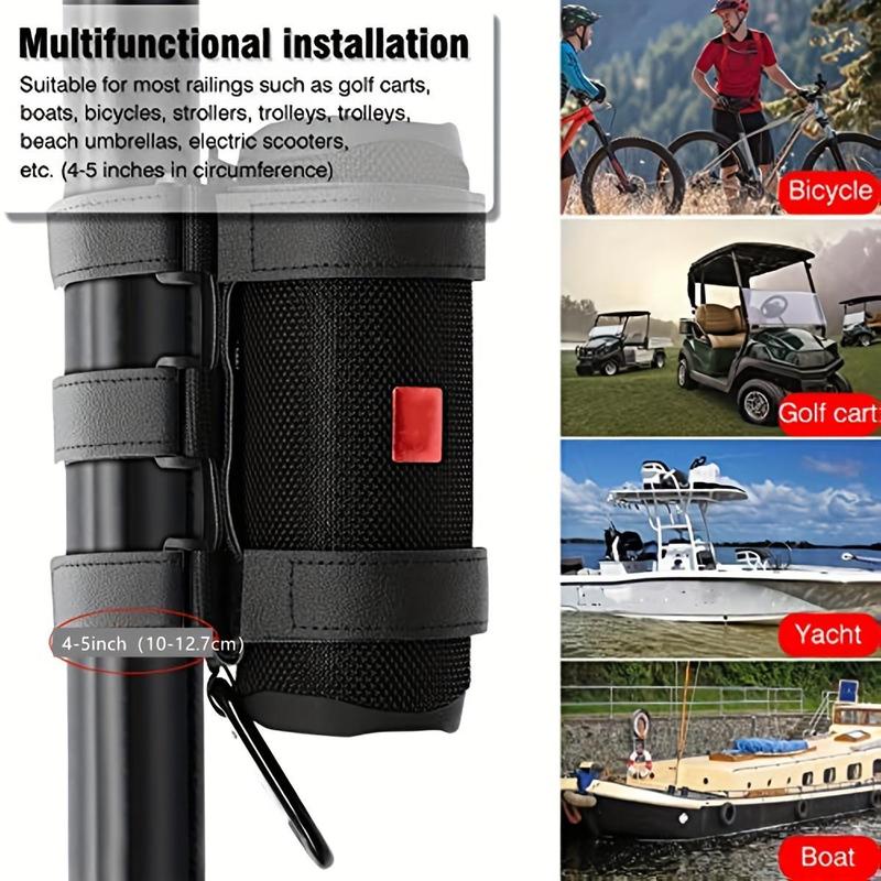 Portable Speaker Mount, Multifunctional Bike Speaker Holder, Bike Accessories for Golf Cart, Bike, Moto Atv & More