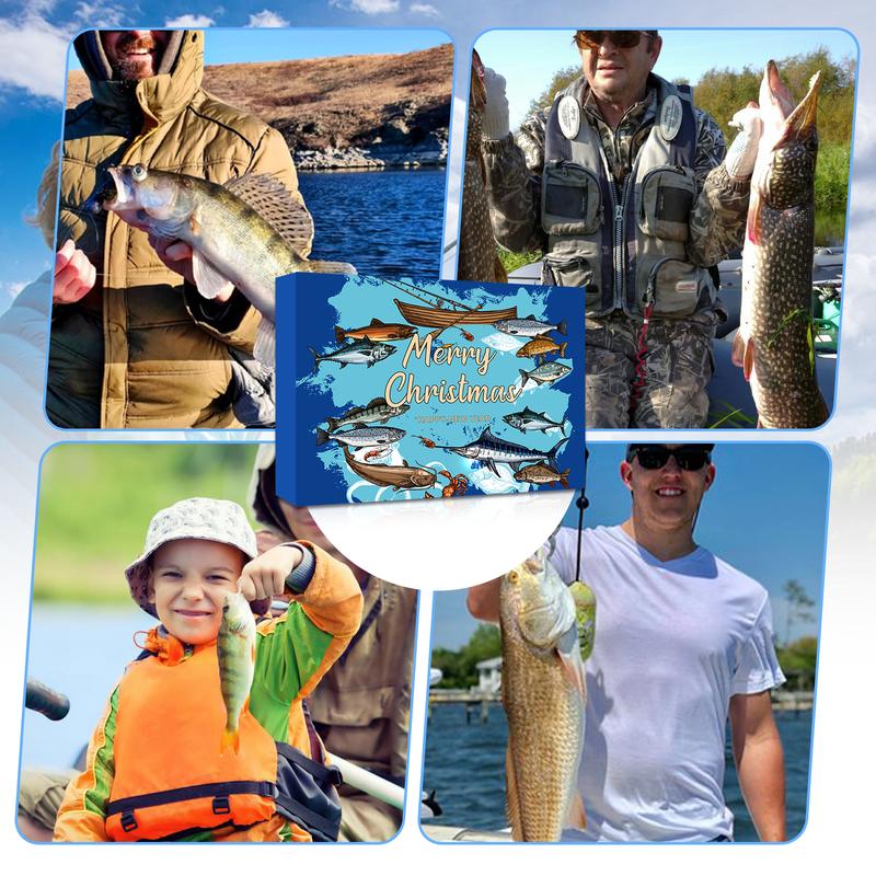 2024 Christmas Gifts for fishing lovers:Countdown to Christmas with 24 Packs of Premium Topwater Lures-The Perfect Christmas Gift for Anglers,Fishermen,and Fishing Enthusiasts of All Ages!Christmas Deals,Cyber Monday White Elephant Gift