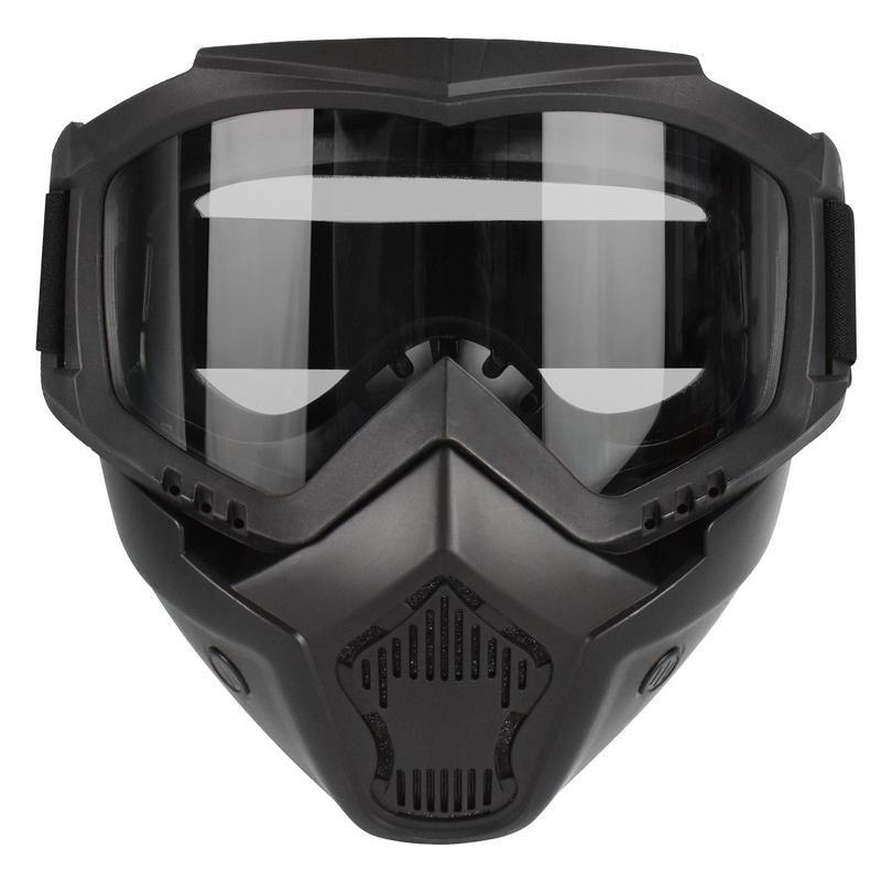 Mask with Elastic Strap, High Clearance Enhanced Lens Mask, Outdoor Cycling Mask for Men & Women