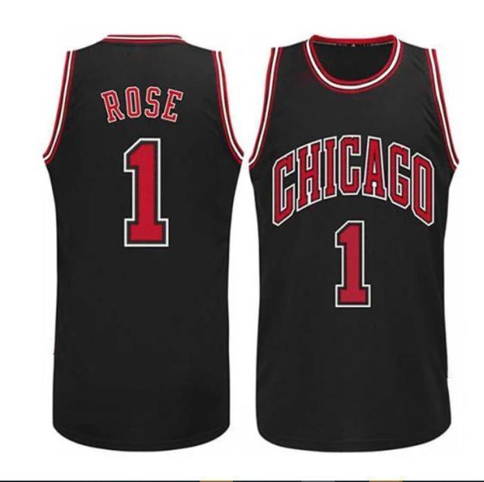 Retro Der rick Rose Black Chicago Vintage Basketball Jersey Basketball jersey - Sport Uniforms - Gift for everyone