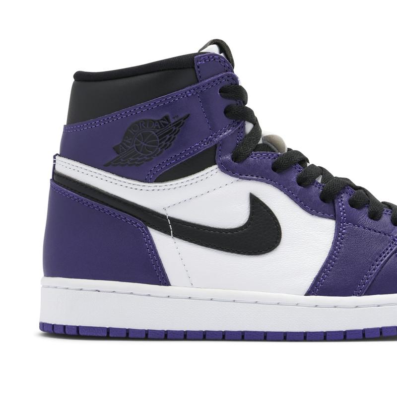 Nike Air Jordan 1 Retro High Court Purple White 555088-500 Men's Fashion Sneaker New