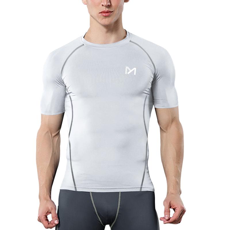 MEETWEE Men's functional shirt long sleeve short sleeve T shirts compression muscle shirt running shirt