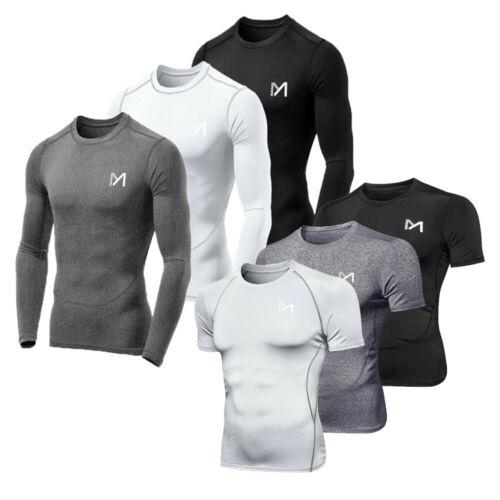 MEETWEE Men's functional shirt long sleeve short sleeve T shirts compression muscle shirt running shirt