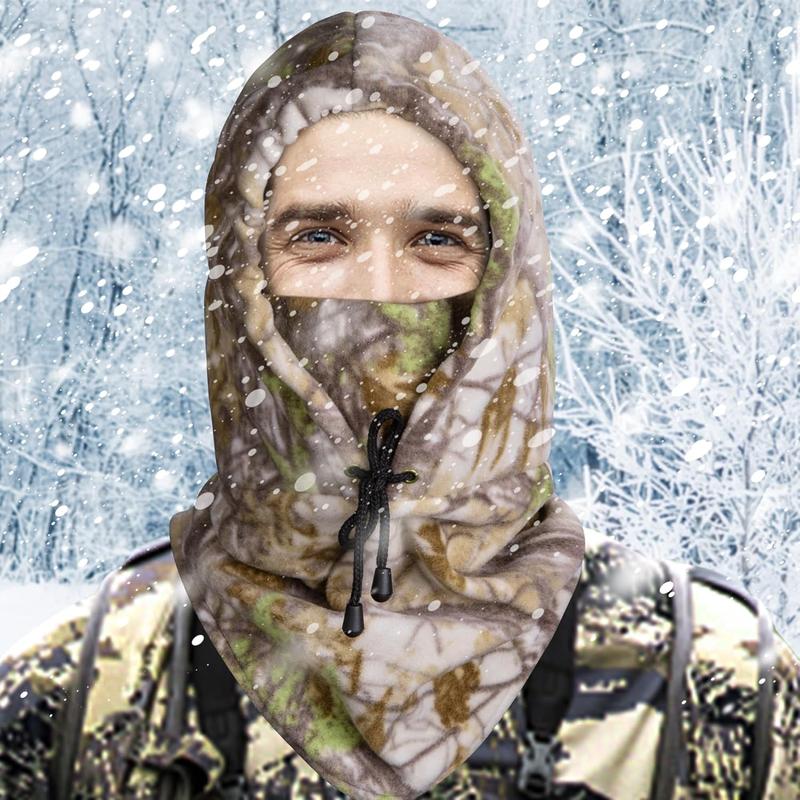 Hunting Face Mask for Cold Weather- Winter Camouflage Balaclava Face Mask- Hunting Trapper Hat Hunter Headwear for Men Women