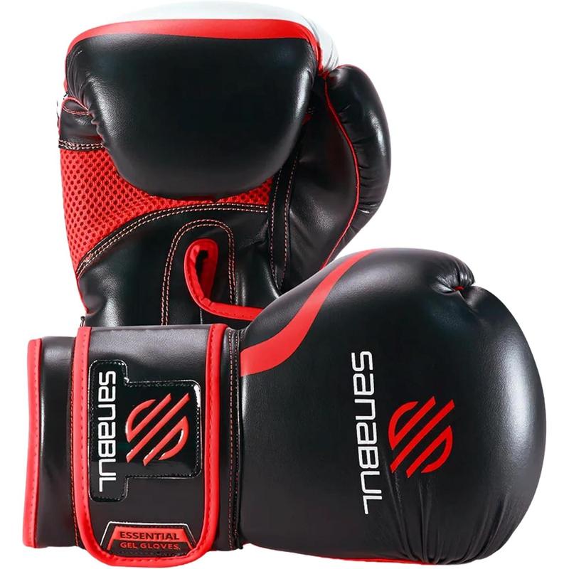 Sanabul Essential Gel Boxing Gloves Kickboxing Gloves for Men & Women Boxing Training & Sparring Gloves Muay Thai and Heavy Bag Training