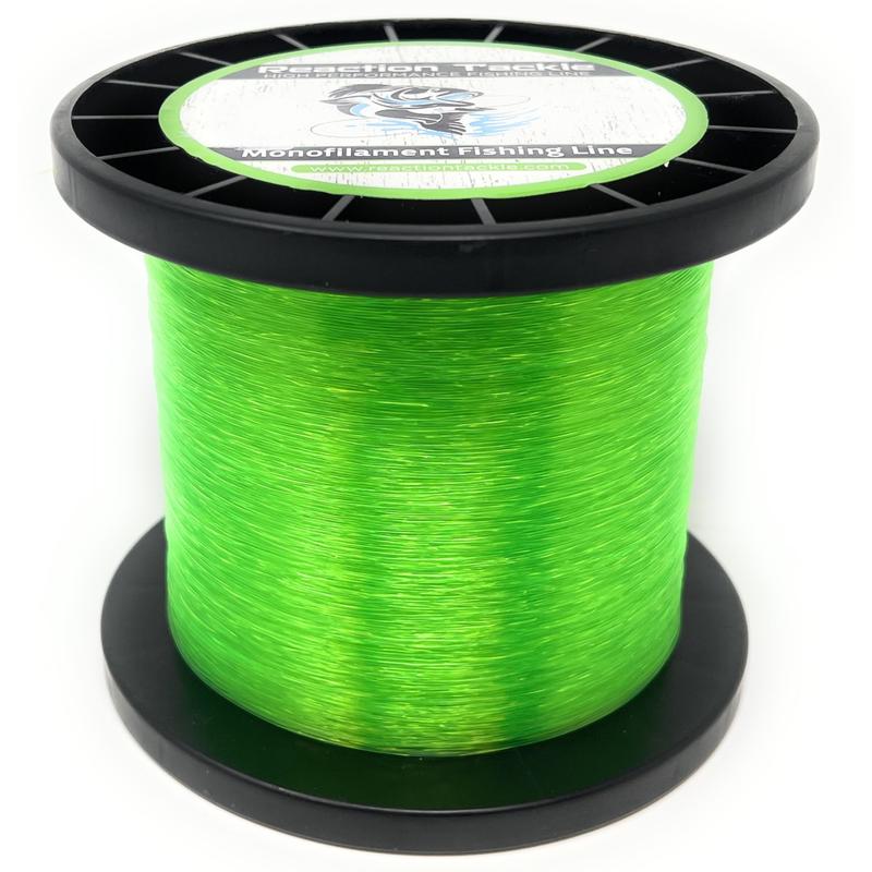 Reaction Tackle Nylon Monofilament Fishing Line - 1 Pound Jumbo Spools