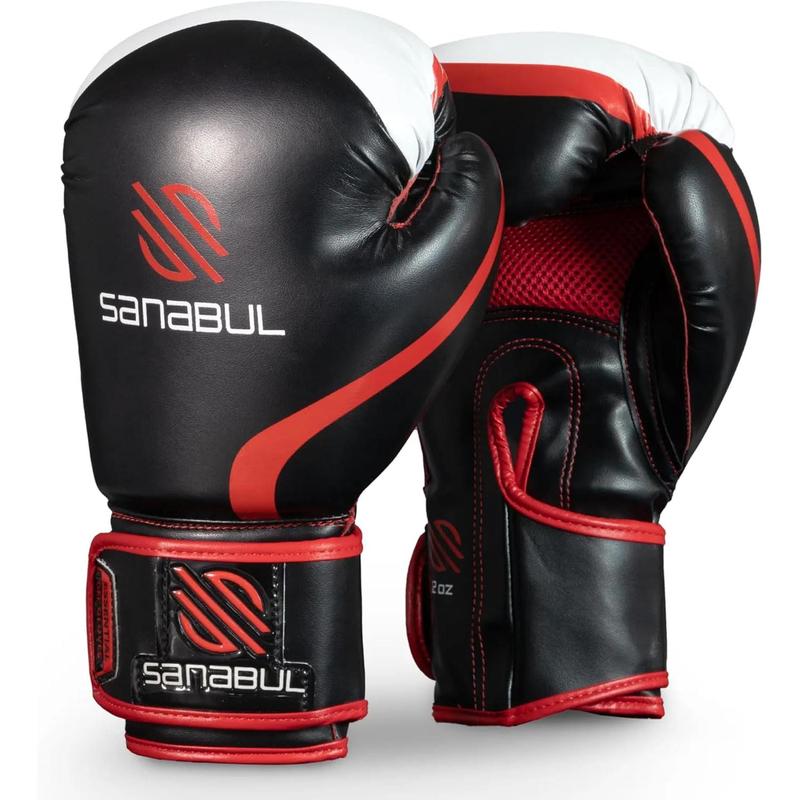 Sanabul Essential Gel Boxing Gloves Kickboxing Gloves for Men & Women Boxing Training & Sparring Gloves Muay Thai and Heavy Bag Training