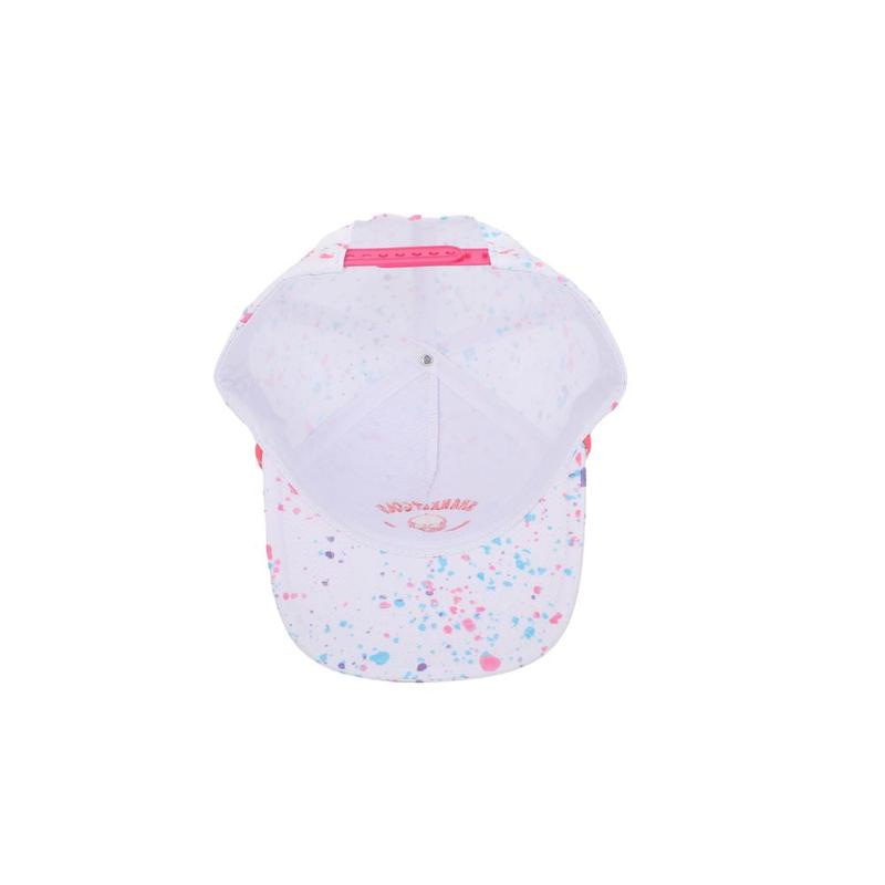 White Paint Splatter Golf Hat