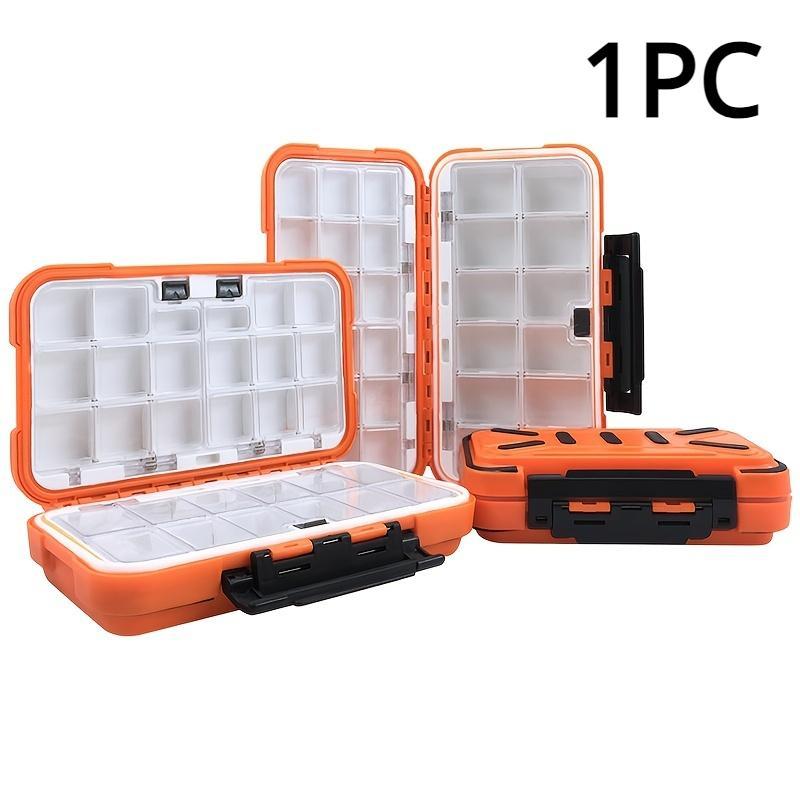 Double-sided Waterproof Fishing Tackle Box, Fish Hook Fishing Lure Bait Storage Case, Mini Portable Fishing Gear Accessories Box