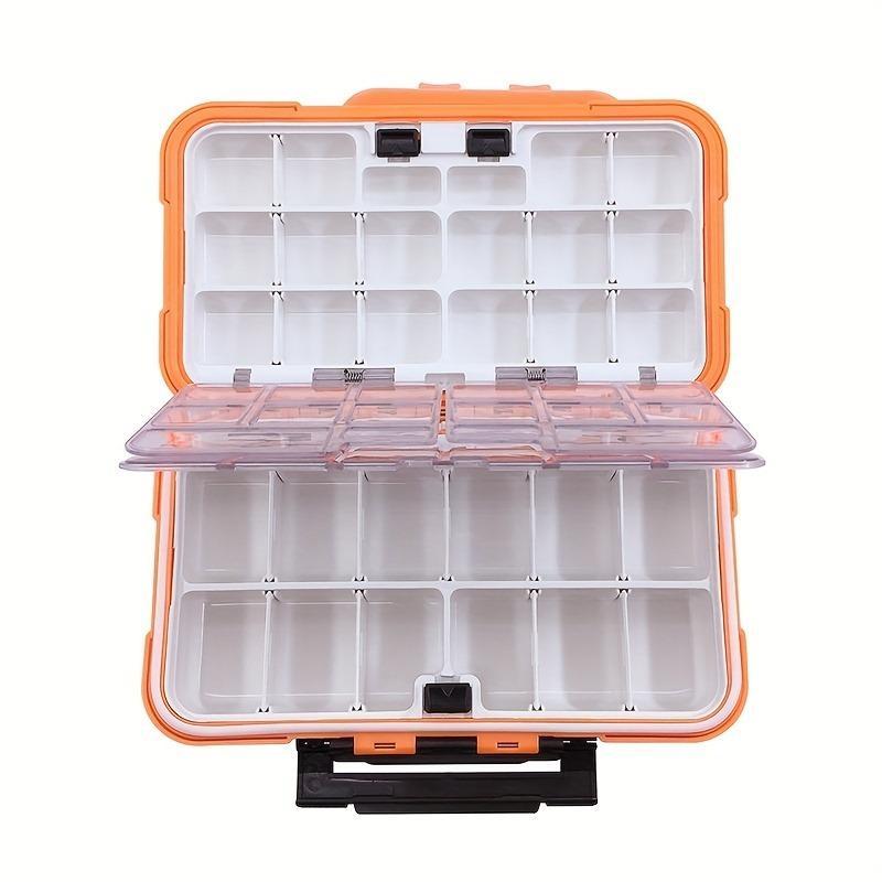 Double-sided Waterproof Fishing Tackle Box, Fish Hook Fishing Lure Bait Storage Case, Mini Portable Fishing Gear Accessories Box