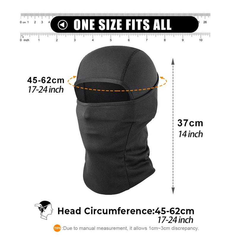 Balaclava Hat, 2 Counts Breathable Full Face Mask, UV Protection Headwear for Outdoor Sports Travel Riding Fishing Motorcycle Cycling