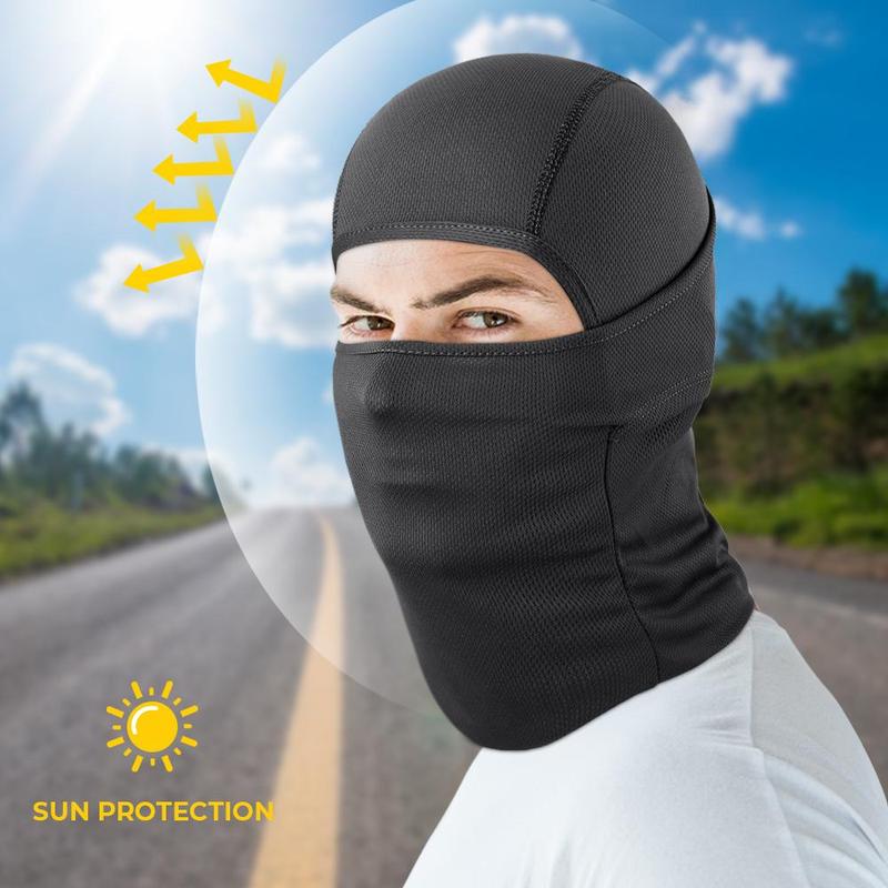 Balaclava Hat, 2 Counts Breathable Full Face Mask, UV Protection Headwear for Outdoor Sports Travel Riding Fishing Motorcycle Cycling