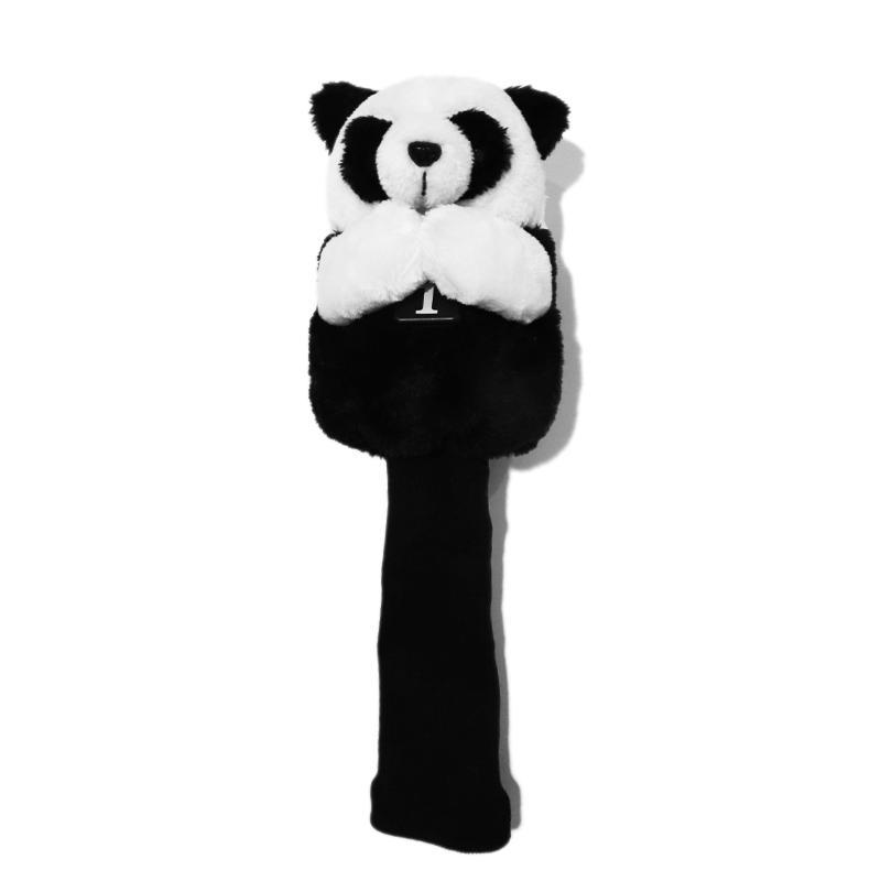 Panda Design Golf Headcover (1 Count), Soft Plush Golf Head Cover, Golf Accessories for Men & Women