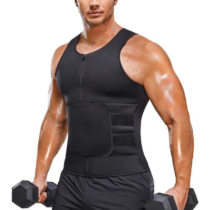 Nebility Men's Composite air coating vest-style sports sweat-wicking auxiliary fitness top