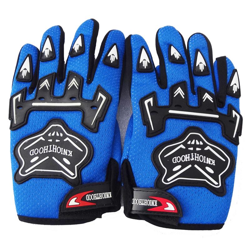 Children Kids Full Finger Gloves Motorcycle Dirt Bike Riding Gloves Protective Gear Comfortable S-L