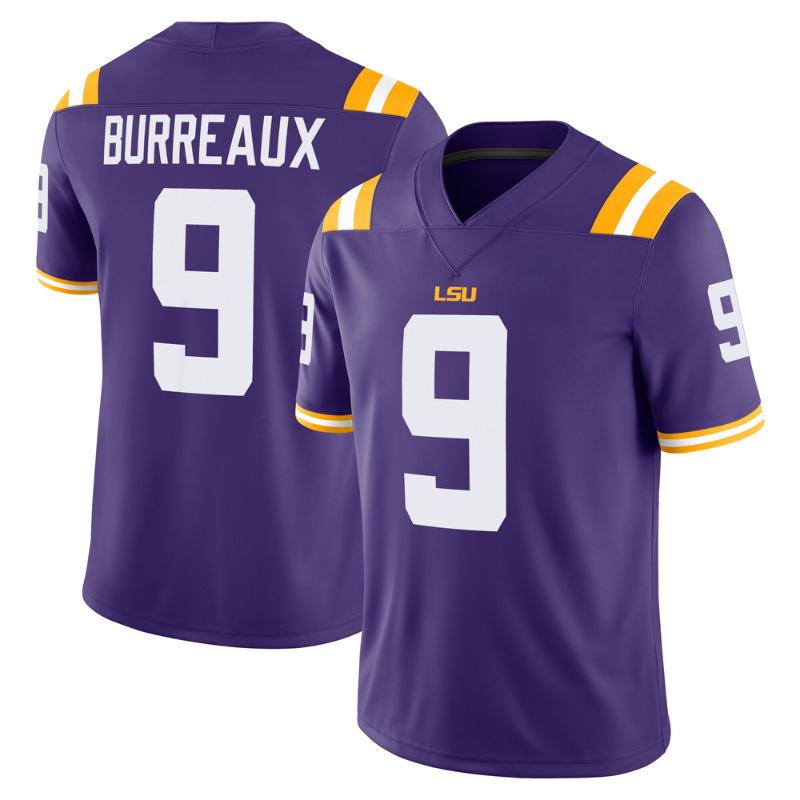 Men’s Purple LSU Tigers Alumni Game Jersey - Classic Football Fan Gear Inspired by Joe Burrow, Comfortable Fit by SPORTFIT, Perfect for Tailgating, Game Days, or Casual Wear