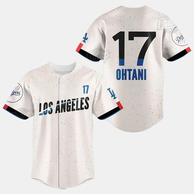 Los AngelesxDodgersxOhtani Baseball Jersey Sport  Sport Jersey Shirt Summer Gift For Him and For Her Gift For Baseball Fan Lover