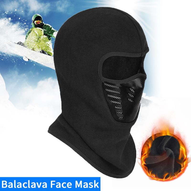 Winter Balaclava Face Mask Cold Weather Windproof Fleece Ski Ninja Full Mask