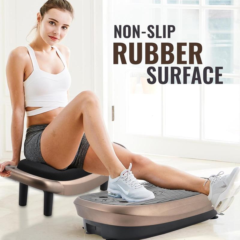 EILISON FITABS  Vibration Plate Exercise Machine with seat - Oscillation, Pulsation + 3D Motion Vibration Platform | Whole Body Viberation Machine for Weight Loss, Shaping, Recovery, Toning, ABS