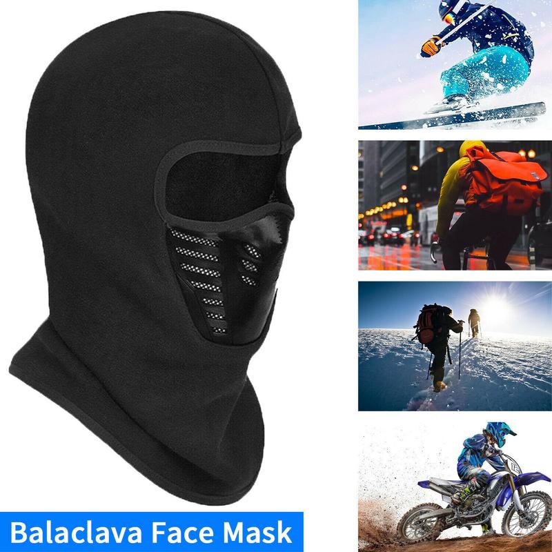 Winter Balaclava Face Mask Cold Weather Windproof Fleece Ski Ninja Full Mask