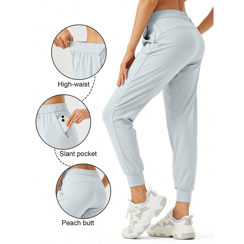 Women's Joggers Pants Pockets Drawstring Running Sweatpants For Women Lounge Workout Jogging