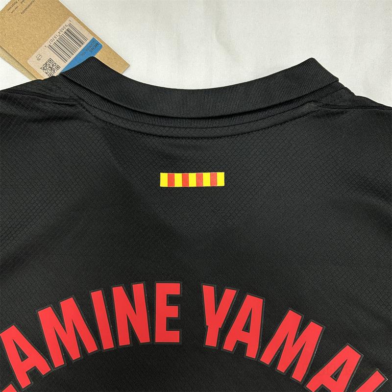 NIKE 24 25 Barcelona Away Short Sleeve 19# Lamine Yamal Soccer Jersey Fans Version