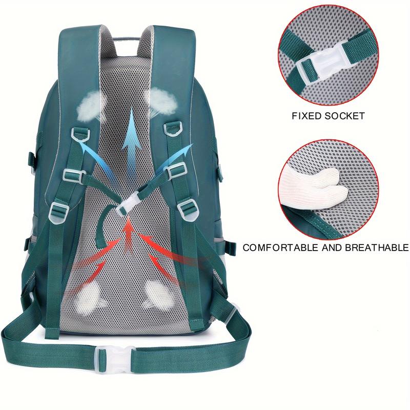 Outdoor Travel Backpack, Large Capacity Sports Camping Backpack, Laptop Backpack For Men And Women With Shoe Storage, School Bags, Easter Valentines Gifts