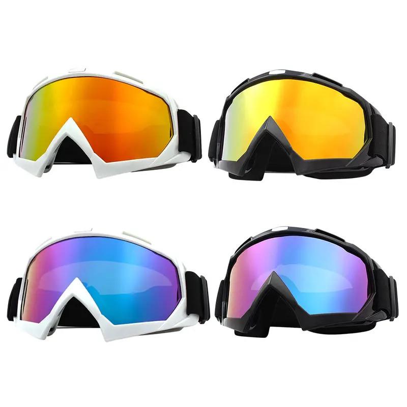 Windproof Skiing Eyewear with UV Protection - Anti-Fog Motorcycle Glasses for Winter Outdoor Sport