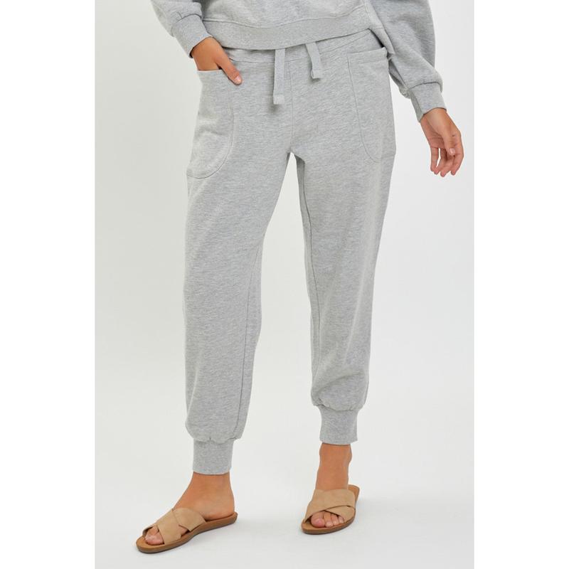 High Rise Side Pocket Relaxed Jogger Pants